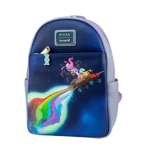 Loungefly Disney Pixar Moments Inside Out Bing Joy Rainbow Scene Backpack
